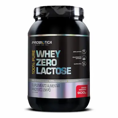 100% Pure Whey Zero Lactose 9005G Sabor Morango