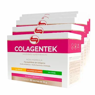 Kit-5-Colageno-Hidrolisado-Colagentek-Vitafor-30-Saches.webp