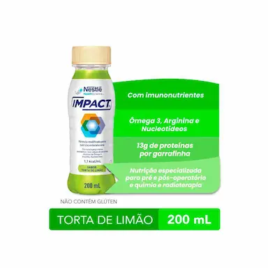 Suplemento Alimentar Nestlé Impact Torta de Limão 200ml